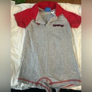 DC Comics Superman Bodysuit - Red and Gray